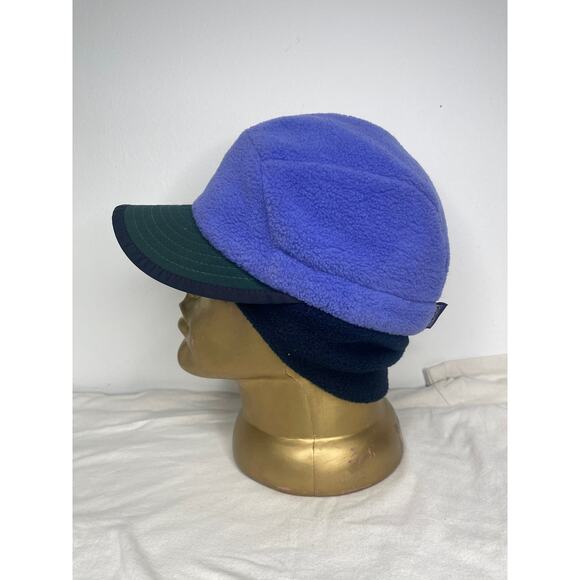 Vintage 90s Patagonia Synchilla Duck Bill Fleece Hat Cap Sz Small With Ear Flaps main image 5
